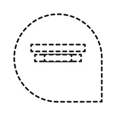 speech bubble icon over white background vector illustration