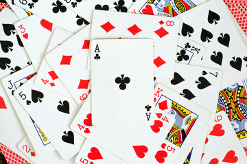 background of playing cards for your design