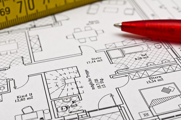 Einrichtungsplan Hausbau