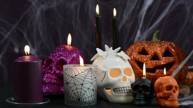 Spooky Halloween Party Table