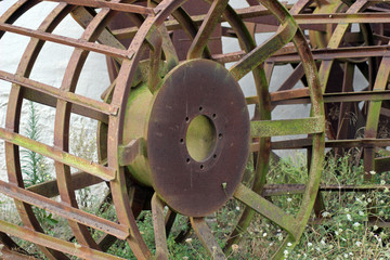 Ruedas de tractor, Delta del Ebro (Cataluña)