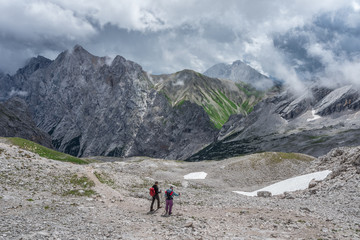 Fototapeta premium The mountains of Alps in Bavaria, Germany
