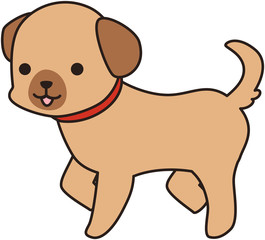 Obraz premium 茶色い犬