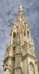 Fototapeta na wymiar Cathedral pinnacle, Milan, Italy