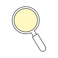 Magnifying glass symbol icon vector illustration graphic design