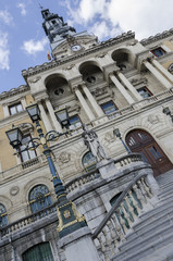 Fachada del Ayuntamiento de Bilbao.