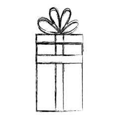 Gift box symbol icon vector illustration graphic design