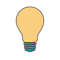 Bulb light energy icon vector illustration graphic design