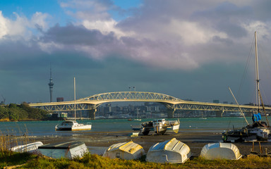 Auckland harbour, New Zealand