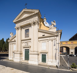 Obraz premium San Rocco (Chiesa di San Rocco all Augusteo) church in Rome, Italy