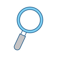 Magnifying glass lupe icon vector,illustration graphic design