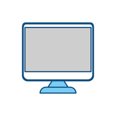 Computer screen isolated icon vector illustration graphic design