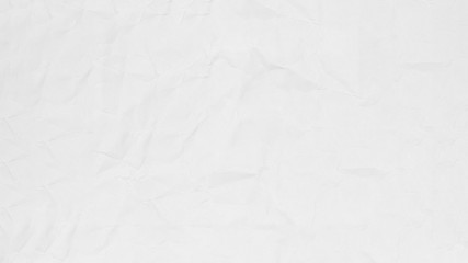 Obraz premium Crumpled white paper texture background for business education and communication concept design.