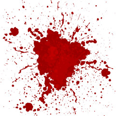 abstract vector blood splatter isolated