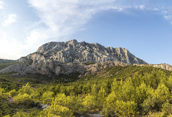 mount sainte-victoire in the provence, the Cezanne mountain