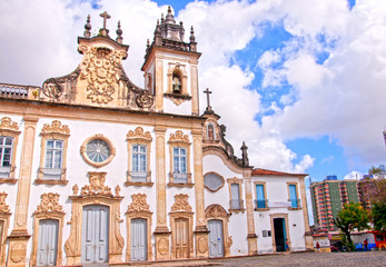 Fototapeta na wymiar N Sra do Carmo Church - Joao Pessoa, Paraiba, Brazil