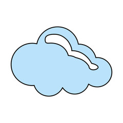 Cloud computing symbol icon vector illustration graphic design