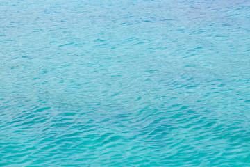 Rippled blue sea surface as background
