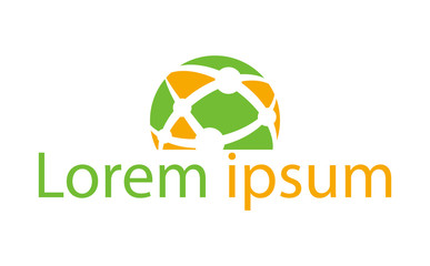 Abstract sphere illustrates environmental protection
