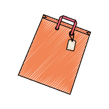 Shopping bag symbol icon vector illustration graphic design