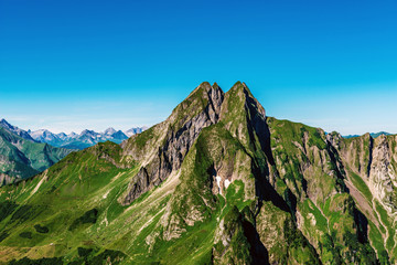 Berg Höfats nahe Oberstdorf in den Allgäuer Alpen
