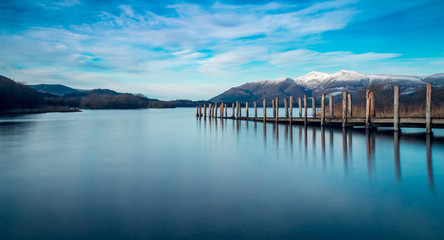 Lake in Cumbria on Cold November Morning