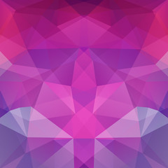 Fototapeta premium Abstract polygonal vector background. Pink geometric vector illustration. Creative design template.