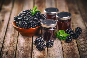 Tasty blackberry jam © Grafvision