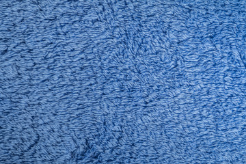 Blue Fur Texture Pattern