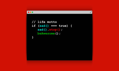 Motivational Coding Concept in Terminal Window Design