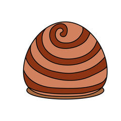 Delicious chocolate candy icon vector illustration graphic design