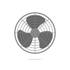 Fan icon vector isolated