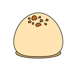 Delicious chocolate candy icon vector illustration graphic design