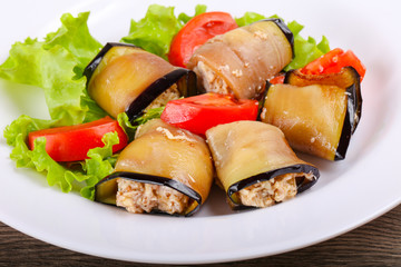 Eggplant rolls