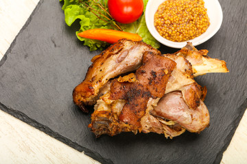 Roasted pork knee