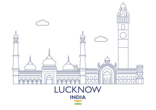 Lucknow City Skyline, India