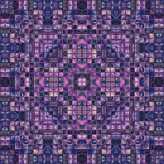 Fototapeta premium 3d illustration - abstrakt mosaik glassteine 