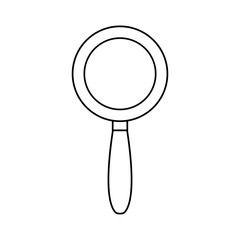 Magnifying glass symbol icon vector illustration graphic design