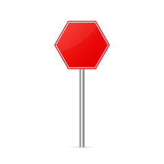 blank road sign vector