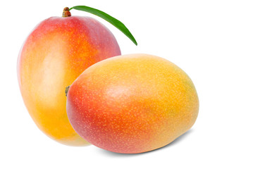 Mango isolated on white