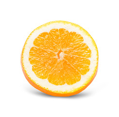 Orange isolated on white