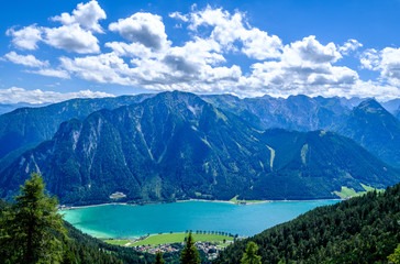Naklejka na ściany i meble achensee lake in austria