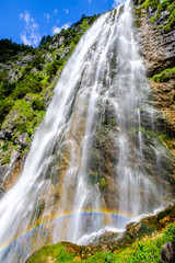 Obraz premium dalfazer waterfall at the achensee lake