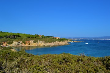 Fototapeta na wymiar Küstenregion von Sardinien
