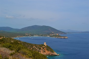 Fototapeta na wymiar Küstenlandschaft von Sardinien