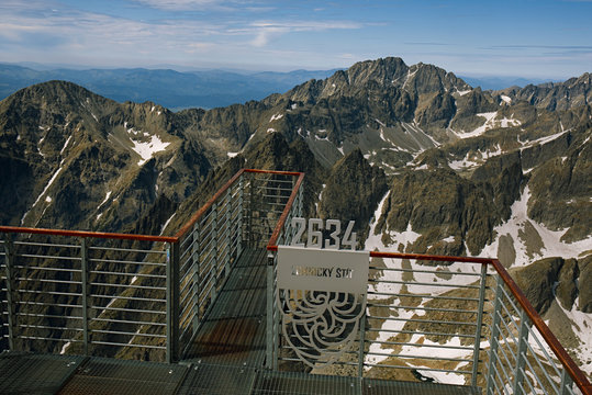Fototapeta Lomnica Peak   High Tatras mountains of Slovakia