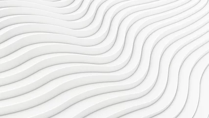 Papier Peint photo Vague abstraite Rendu 3d de surface de fond abstrait de bande de vague