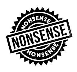 Nonsense rubber stamp. Grunge design with dust scratches. Effects can be easily removed for a clean, crisp look. Color is easily changed.