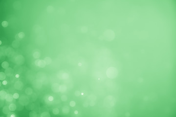 Abstract Green color bokeh background