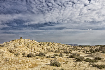 landscape in the desert in spain